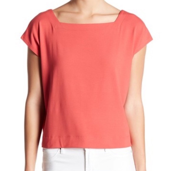 Eileen Fisher Square Neck Top SP NWT - Picture 2 of 11